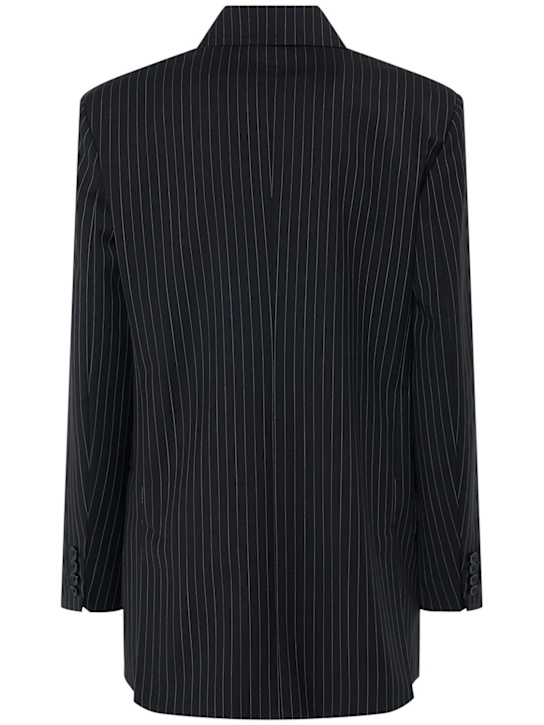 Max Mara: Blazer aus Wolle mit Nadelstreifen „Mattia“