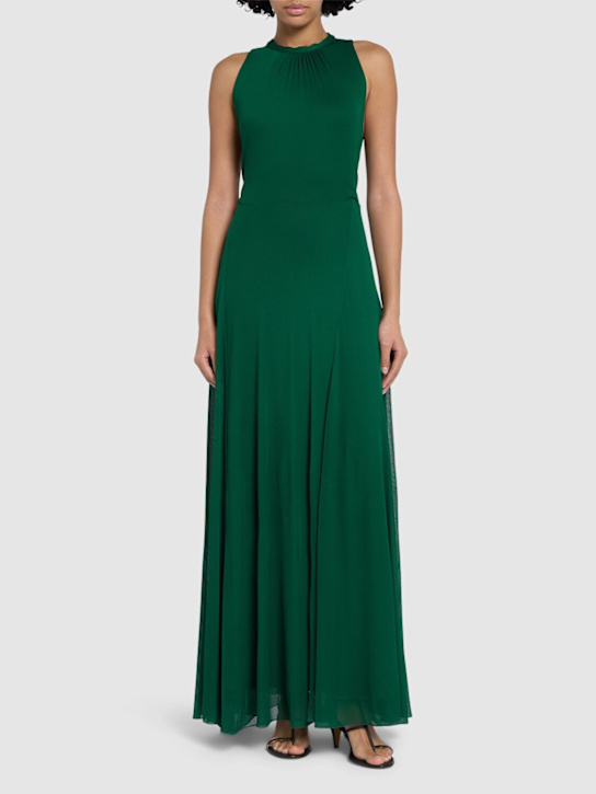 Max Mara - Carnet viscose blend long dress