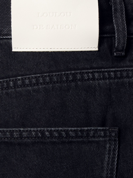 Loulou De Saison: Jeans Samur in denim di cotone