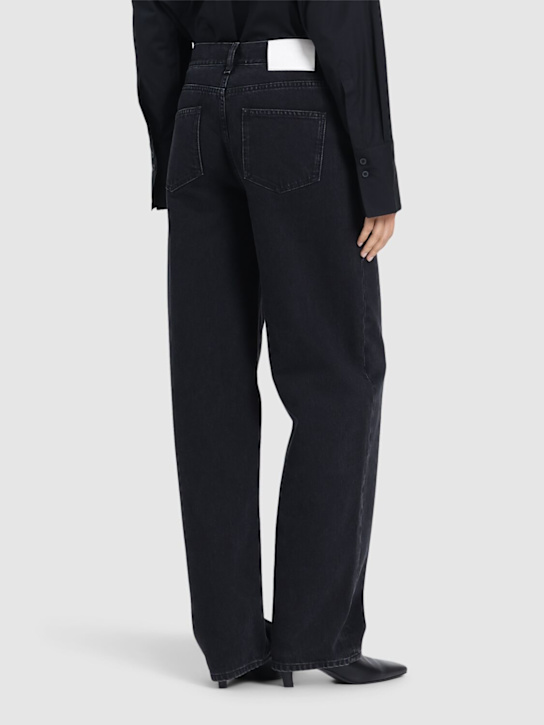 Loulou De Saison: Jeans Samur in denim di cotone