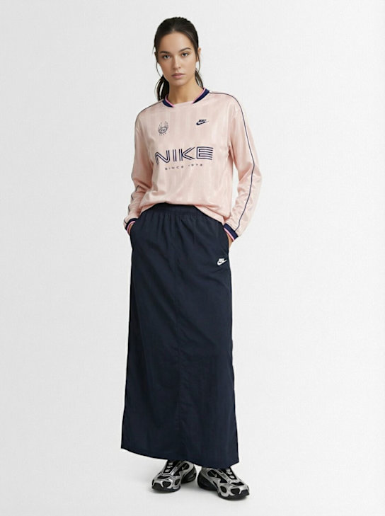 Nike - Jupe longue Chill en popeline