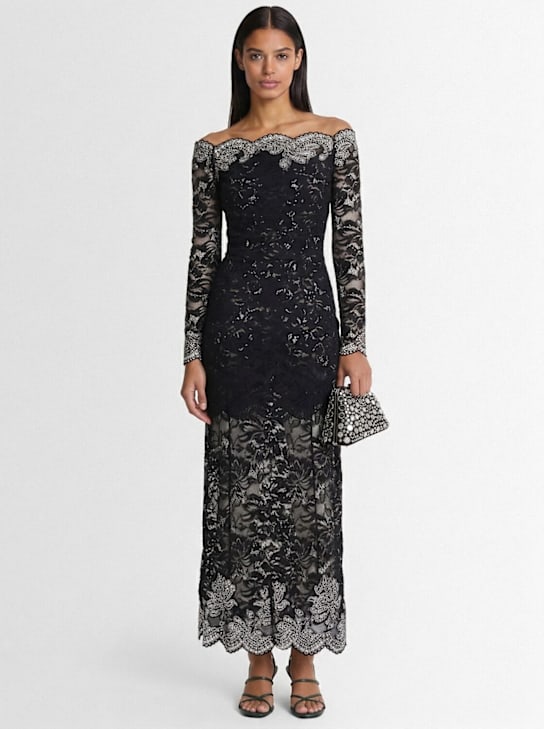 Rabanne: Off-the-shoulder long dress