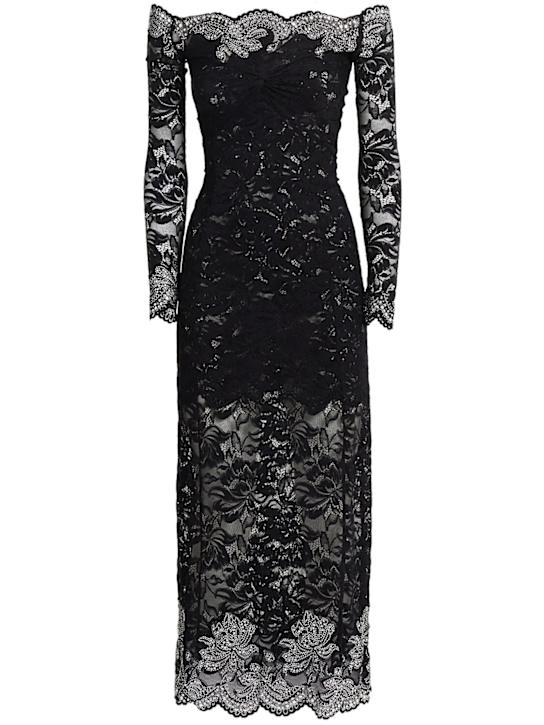 Rabanne: Off-the-shoulder long dress