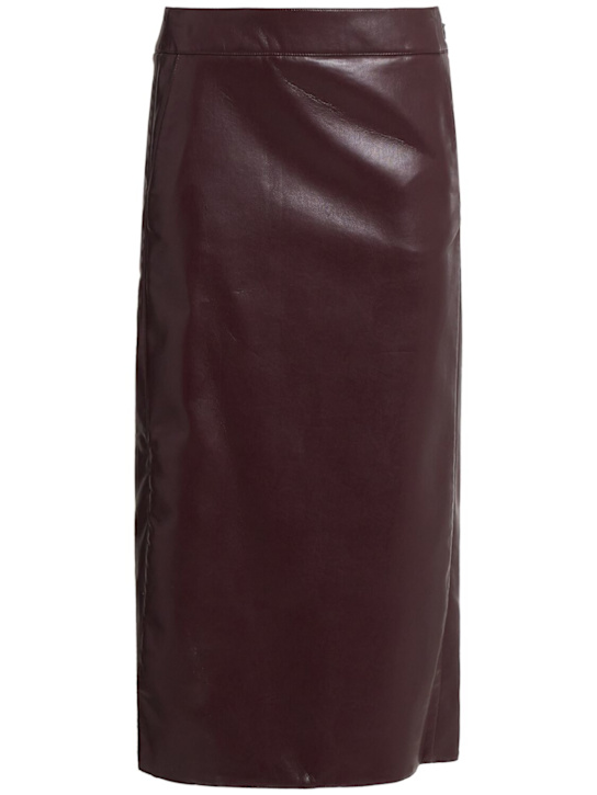 Rabanne: Midi skirt w/ buckle belt