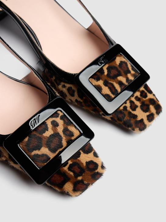 Roger Vivier: 45mm hohe Ponyhaarpumps „Belle Vivier“