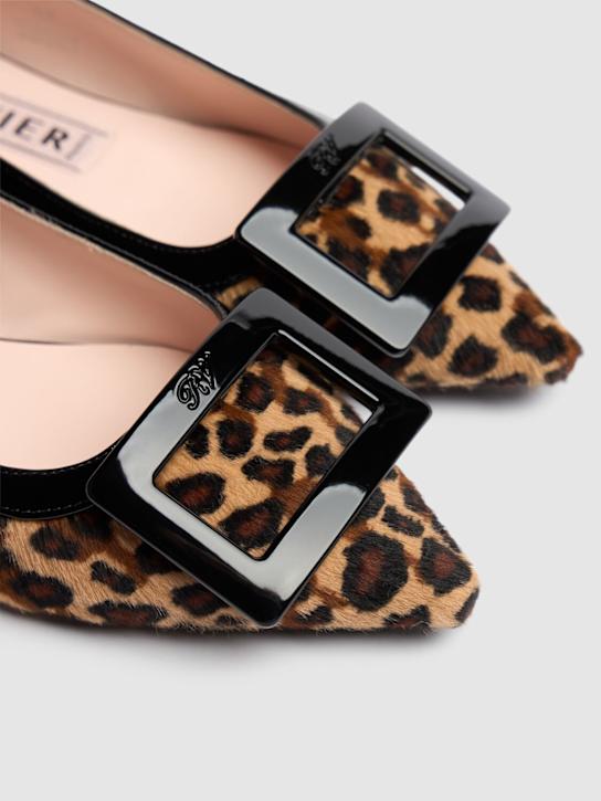 Roger Vivier: 5mm hohe Ponyhaarschuhe „Gommettine“