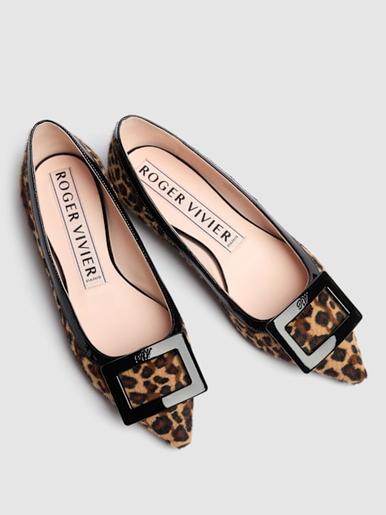 Roger Vivier - Baskets en daim et fourrure Viv Up Snow