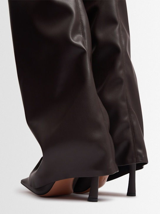 The Attico: 95mm schenkelhohe Nylonstiefel „Robin OTK“