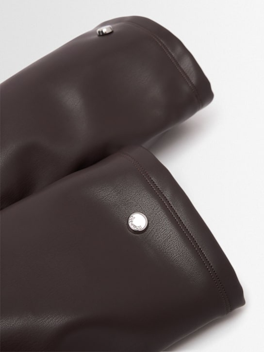 The Attico: 95mm schenkelhohe Nylonstiefel „Robin OTK“