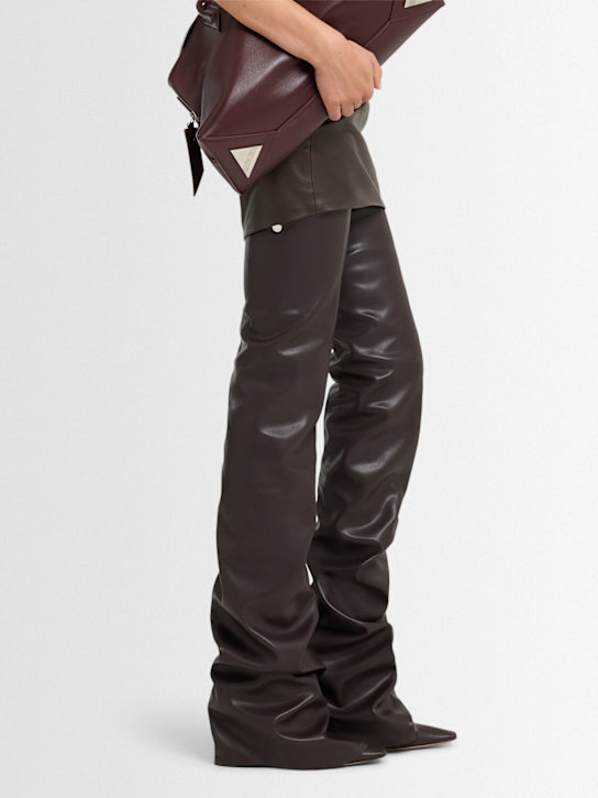 The Attico: 95mm schenkelhohe Nylonstiefel „Robin OTK“