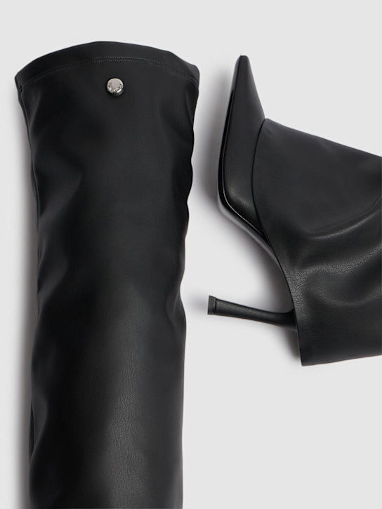 The Attico: 95mm schenkelhohe Nylonstiefel „Robin OTK“