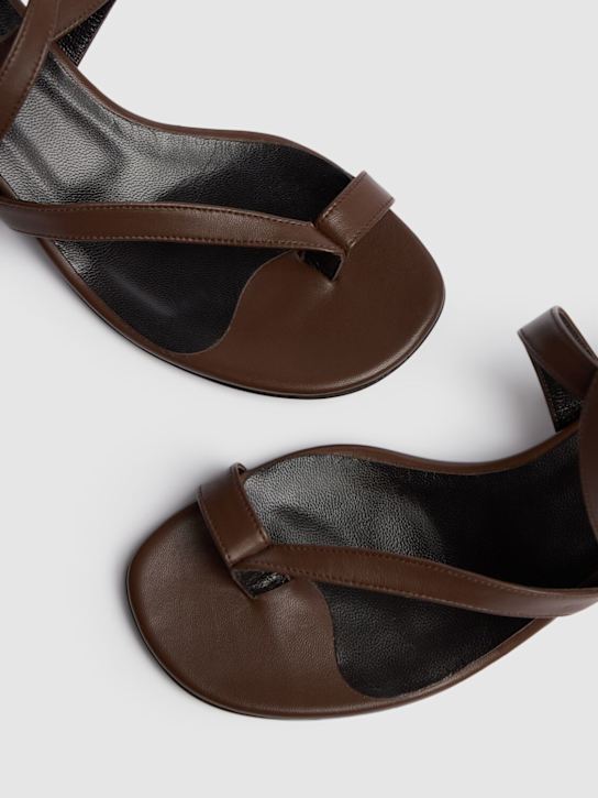Khaite: Sandali infradito Aimee in pelle 35mm