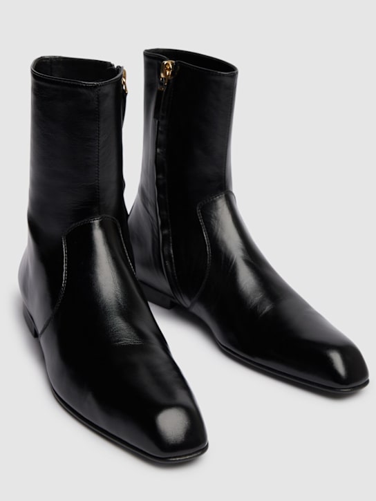 Khaite: 25mm hohe Stiefeletten aus Leder „Colt“