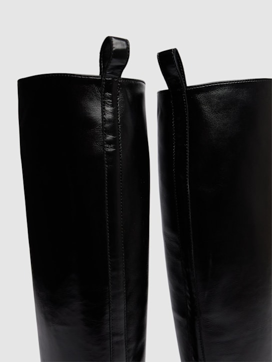Khaite: 25mm kniehohe Lederstiefel „Colt“