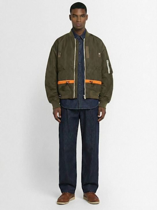 Sacai - Jacke aus Nylontwill