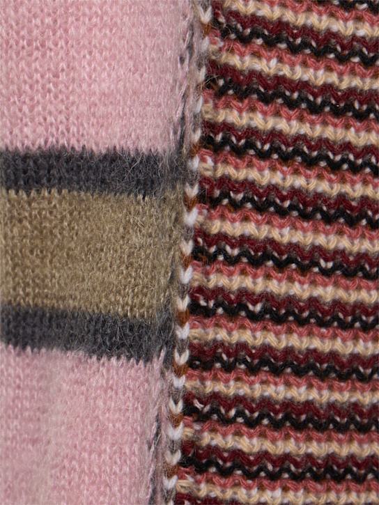 Marni: Mixed striped roundneck sweater