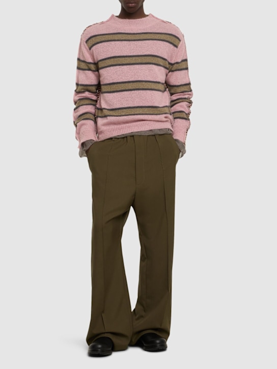Marni - Mixed striped roundneck sweater