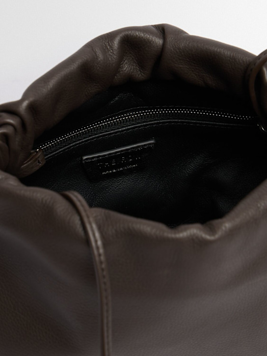 The Row: Bourse micro grain leather shoulder bag