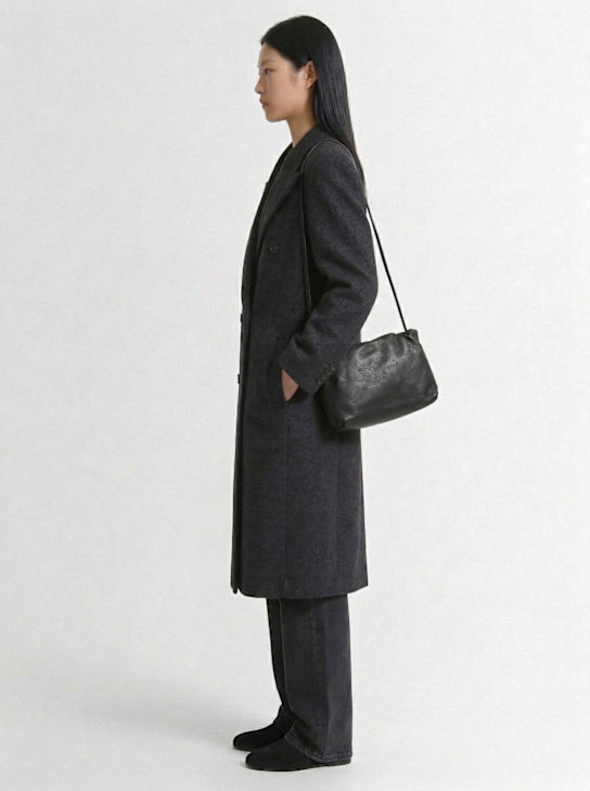 The Row - Bourse micro grain leather shoulder bag