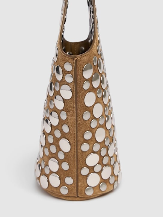 Khaite: Petit sac à main en daim Livia