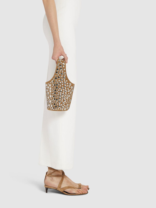 Khaite - Small Livia suede top handle bag