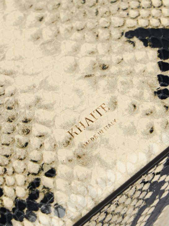 Khaite: Simona embossed leather shoulder bag