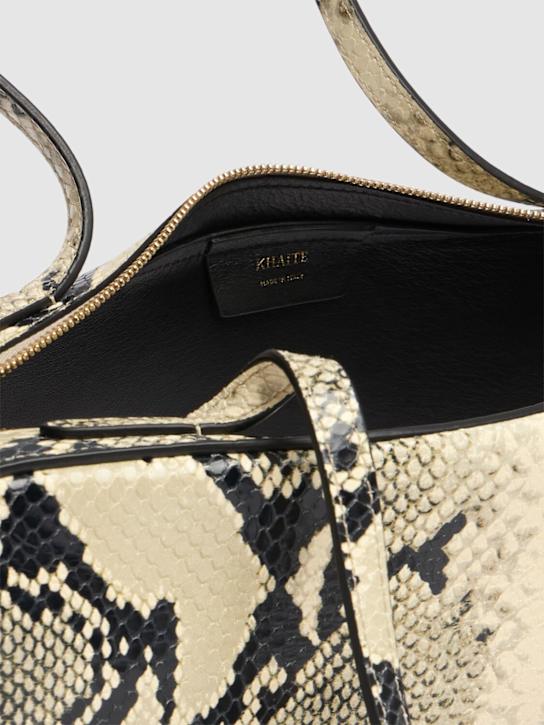 Khaite: Simona embossed leather shoulder bag