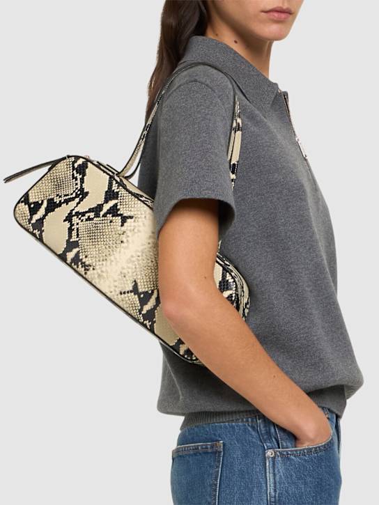 Khaite - Simona embossed leather shoulder bag