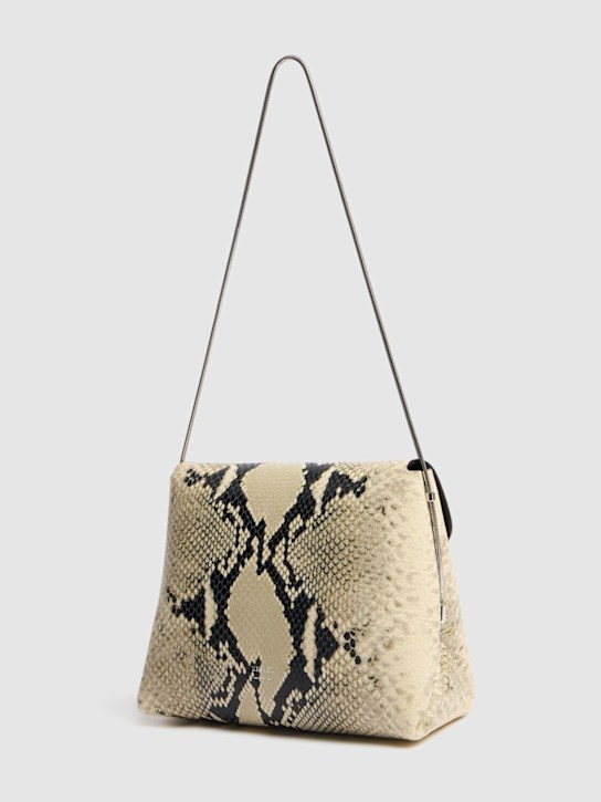 Khaite: Borsa Bobbi in pelle goffrata effetto pitone