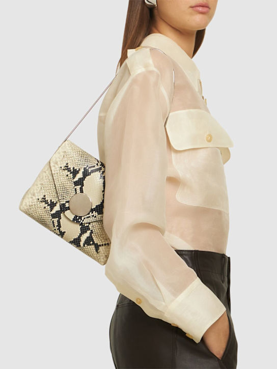 Khaite - Bobbi python embossed leather bag