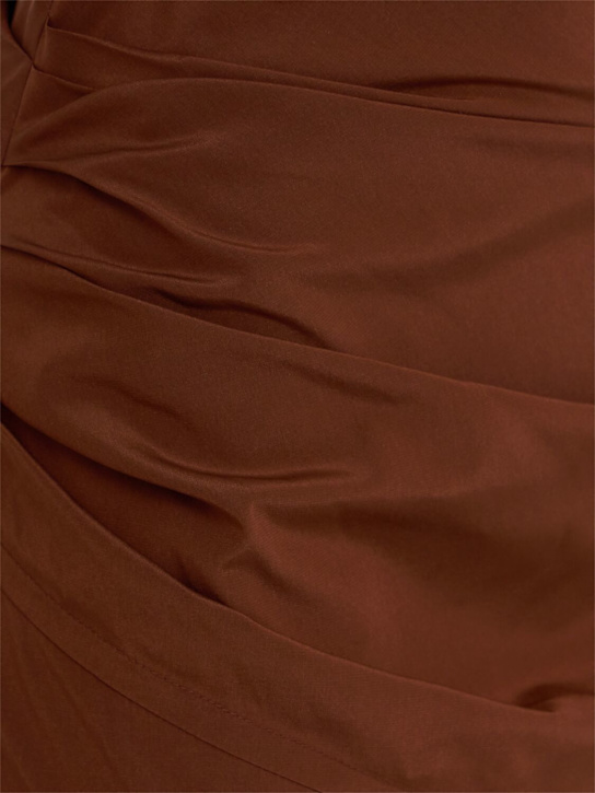 Proenza Schouler: Midikleid aus Viskosemischgewebe „Tasa“