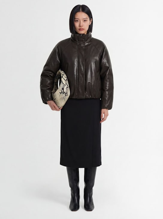 Proenza Schouler: Laney semigloss leather jacket