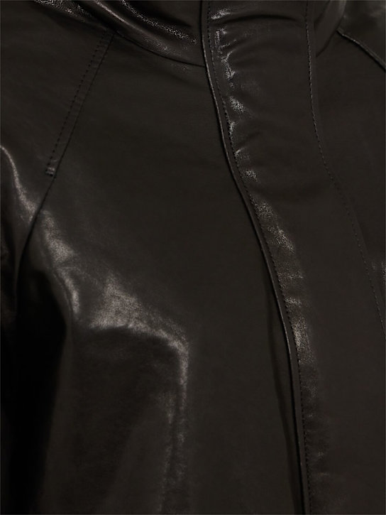 Proenza Schouler: Laney semigloss leather jacket