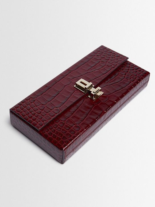 Tom Ford: Pochette E/W in pelle stampa coccodrillo