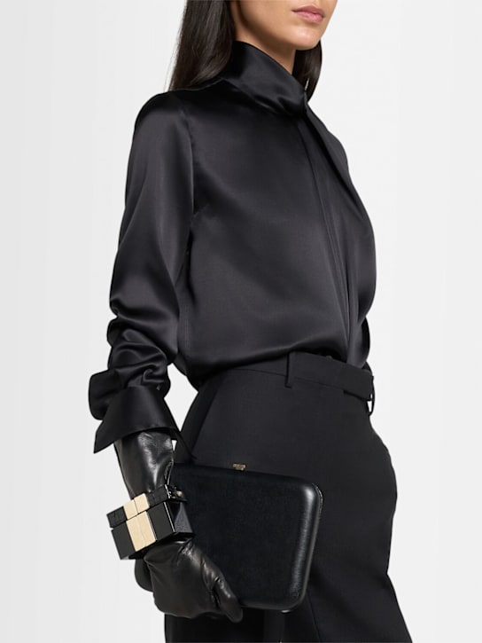 Tom Ford - Minaudiere supple grained leather clutch