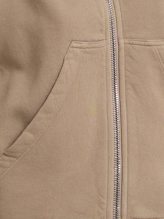 Rick Owens DRKSHDW: Felpa Mountain collo alto in jersey