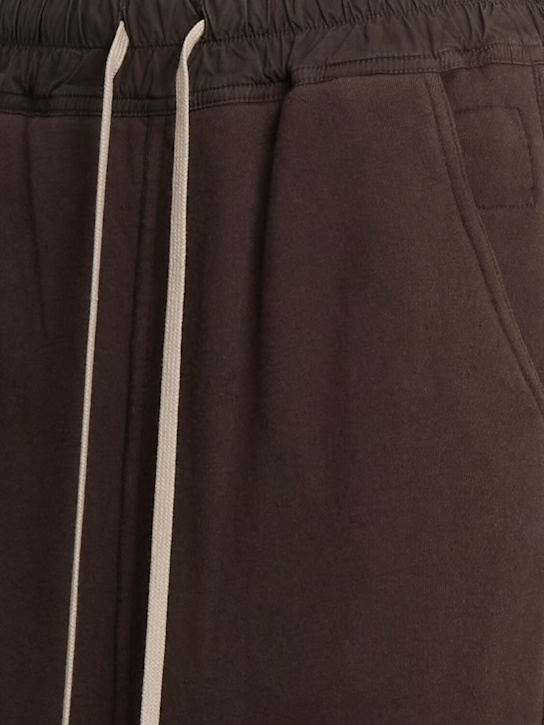 Rick Owens DRKSHDW: Jupe longue fendue devant en jersey Phleg