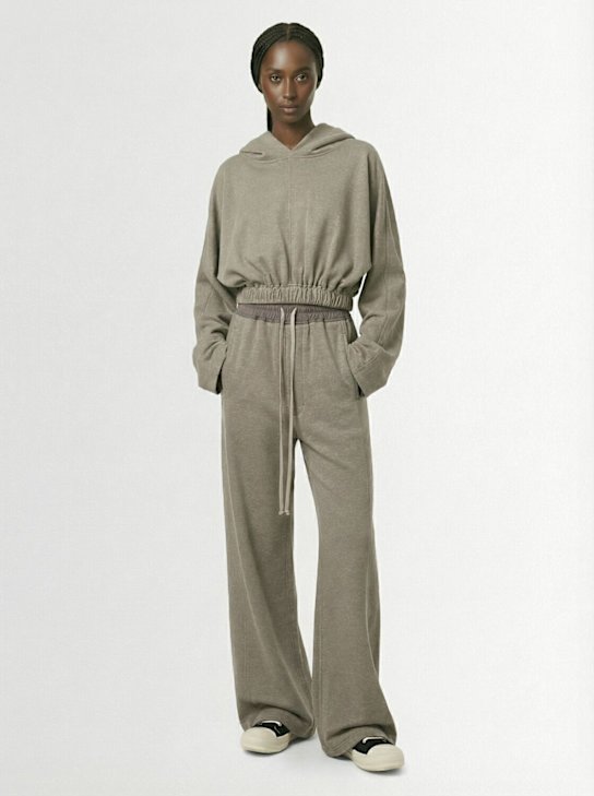 Rick Owens DRKSHDW: Pantaloni larghi in jersey