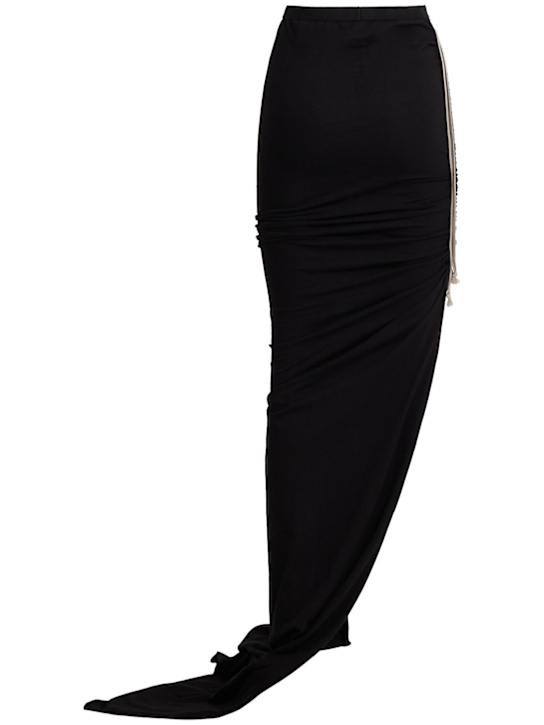 Rick Owens DRKSHDW: Jupe asymétrique Edfu