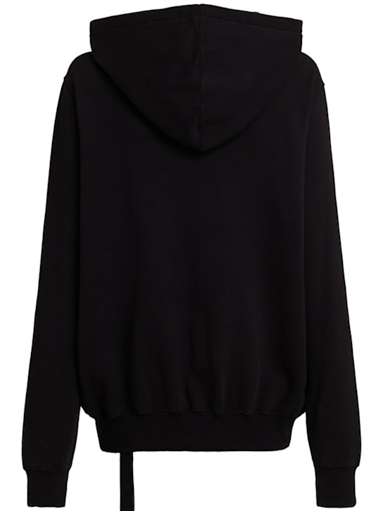 Rick Owens DRKSHDW: Sudadera oversize de algodón con capucha
