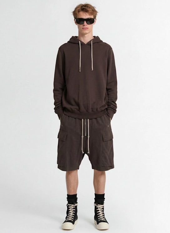 Rick Owens DRKSHDW - Sweat à capuche oversize en coton
