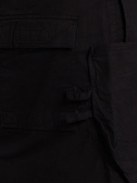 Rick Owens DRKSHDW: Jupe cargo en coton Stafan