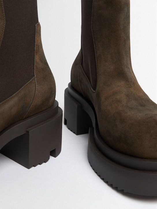 Rick Owens: Wildlederstiefel „Beatle Bogun“