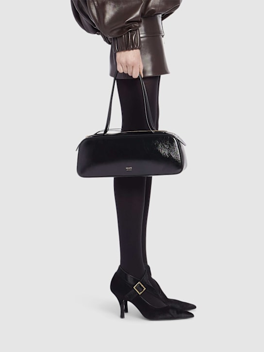 Khaite - Simona crackled patent shoulder bag