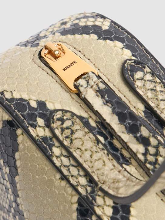 Khaite: Simona embossed leather shoulder bag