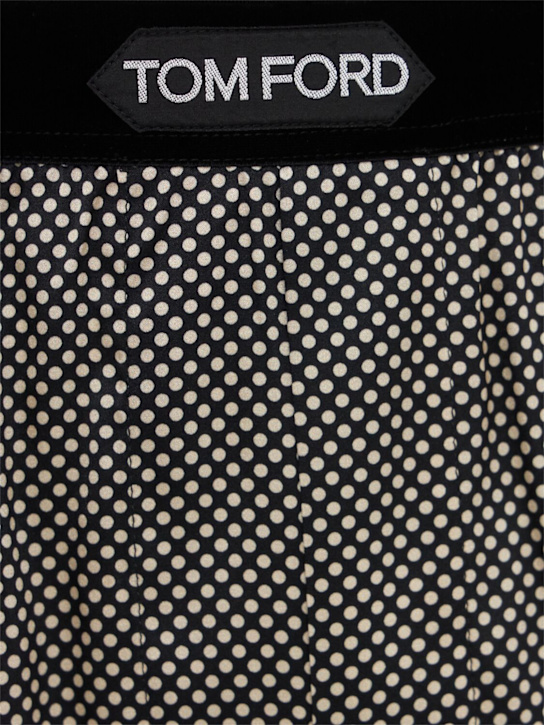 Tom Ford: Boxershorts aus Seide mit Druck