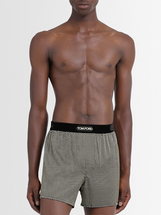 Tom Ford - Boxershorts aus Seide mit Druck