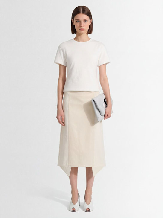 MM6 Maison Margiela: T-shirt en jersey de coton