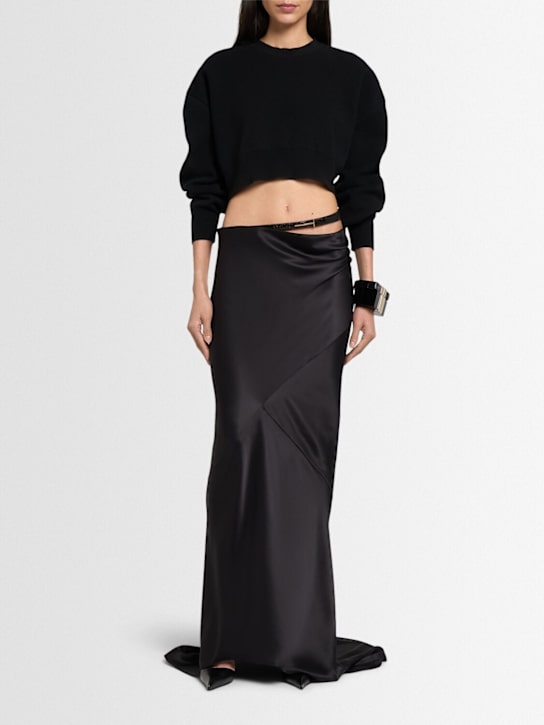 Tom Ford - Maglia cropped in lana e cashmere