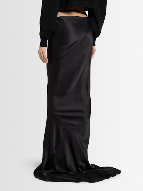 Tom Ford: Jupe longue en satin de soie